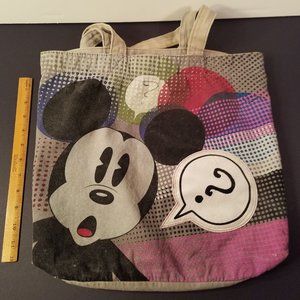 Mickey Mouse Tote Purse Handbag pocket Polka Dots